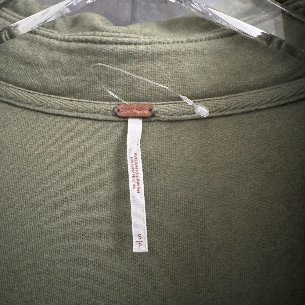 Free People Ruby Button Down Oversized Jacket Sma… - image 3